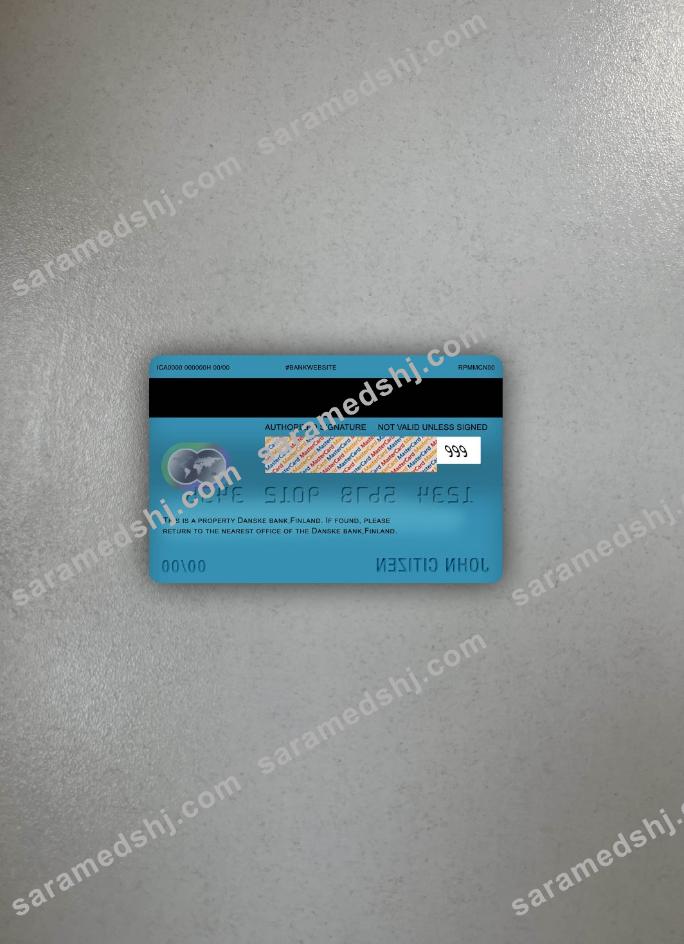 Finland Danske bank mastercard photolook back